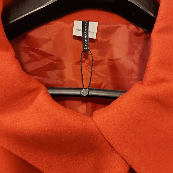 Wool-blend Naf Naf Coat - Picture 3 of 6